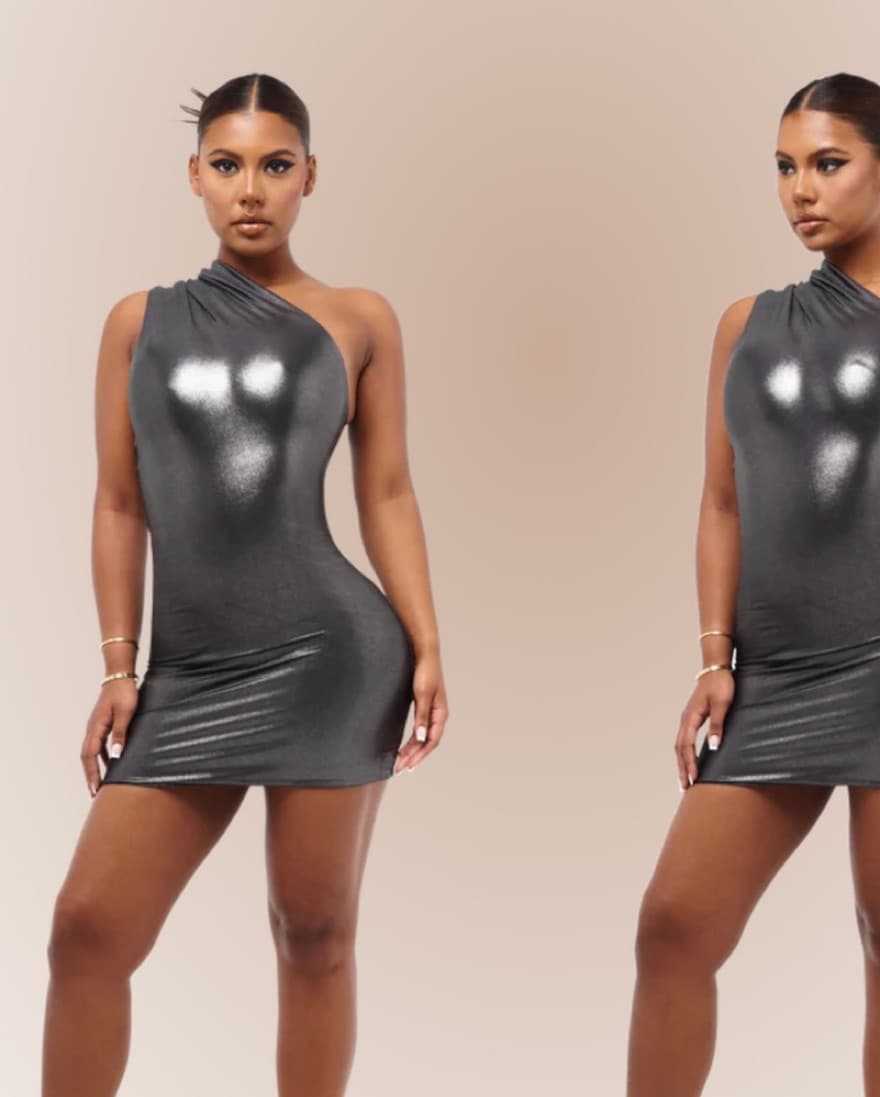 Cou Coo Gagnon Dress - Glacier Grey - Image 1