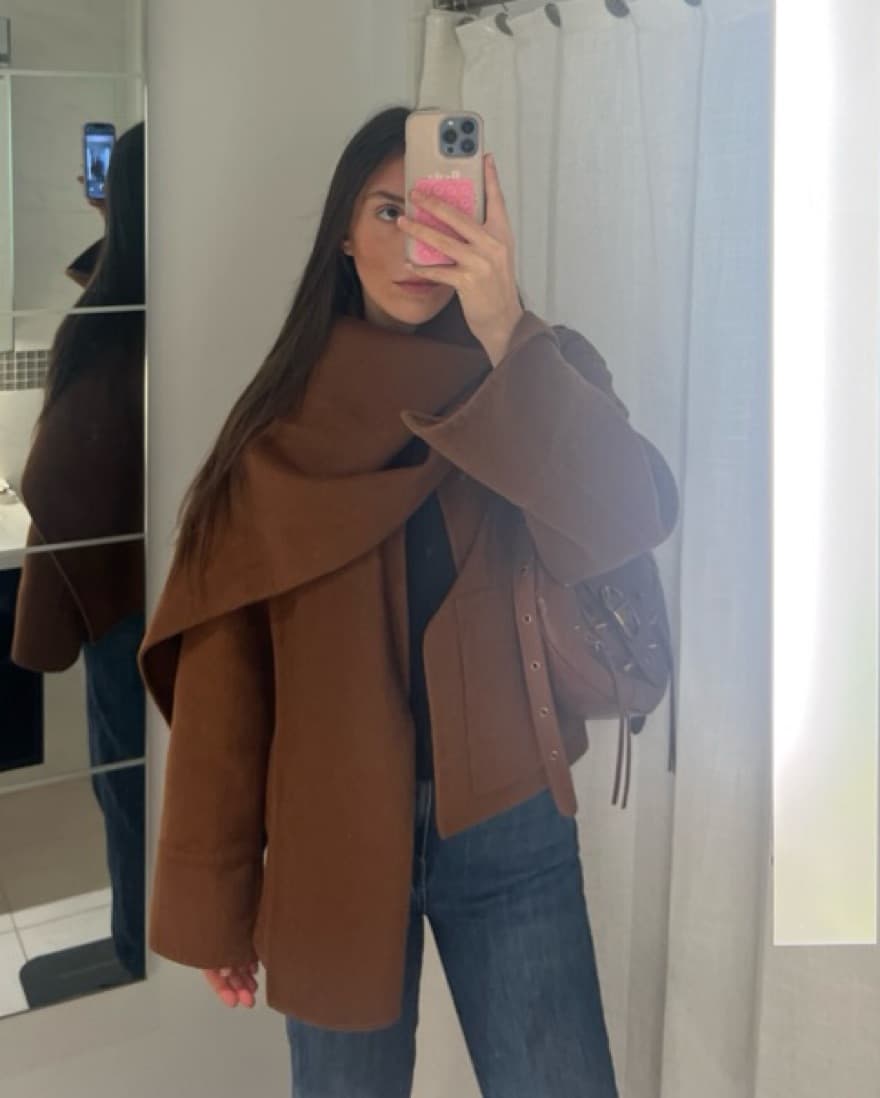Chic Scarf Coat House Of Harlow - Image 4