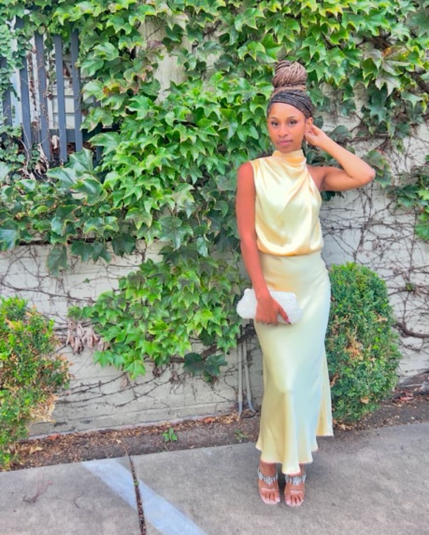 Elegant Yellow Maxi Dress - Image 1