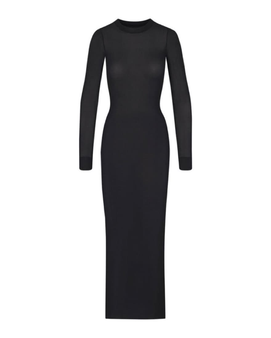 Skims Summer Mesh Long Sleeve Dress - Image 1