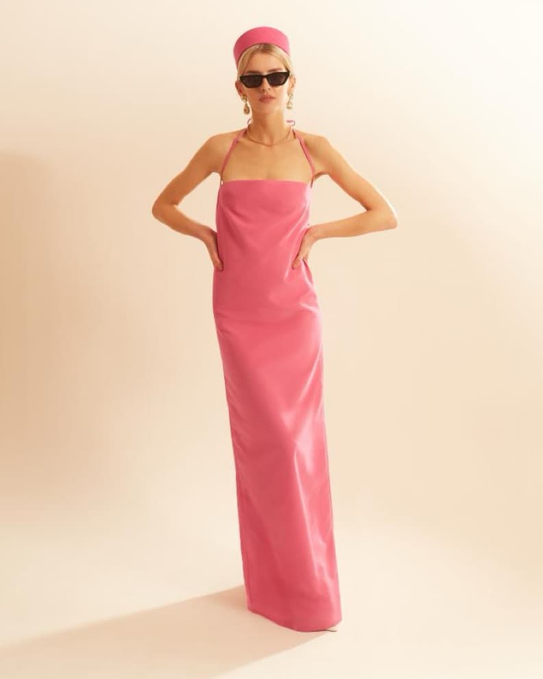 House Of Gallagher Pink Gown  - Image 1