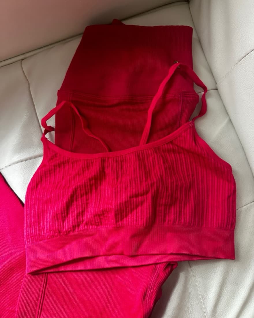 Spiritual Gangster Ribbed Pink set - Image 2