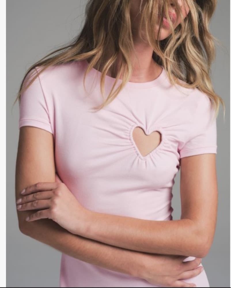 Skims Heart Cotton Blend Jersey Dress - Image 2