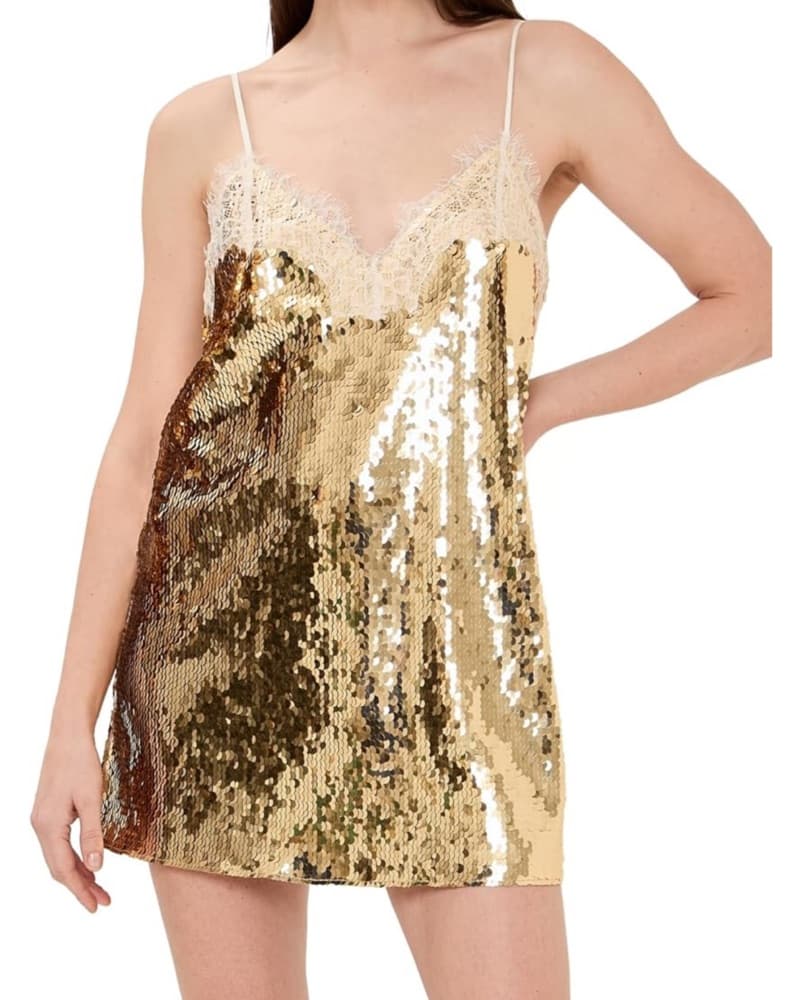 Retrofête Women's Olive Sequin Dress - Image 1