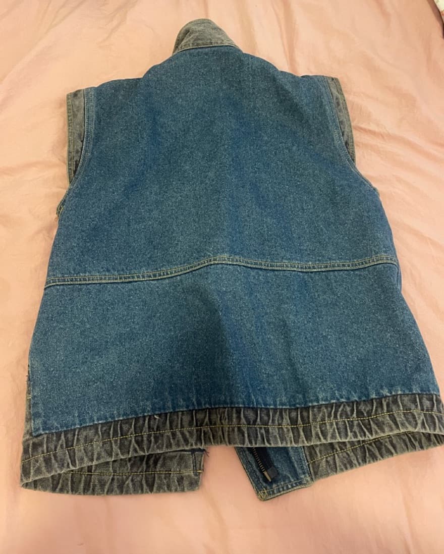 Vintage Denim Vest - Image 2