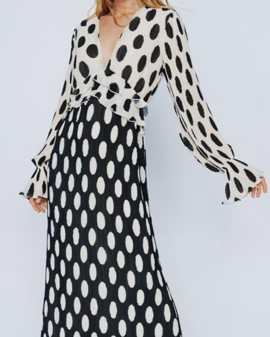 Polka Dot Maxi Dress - Image 1