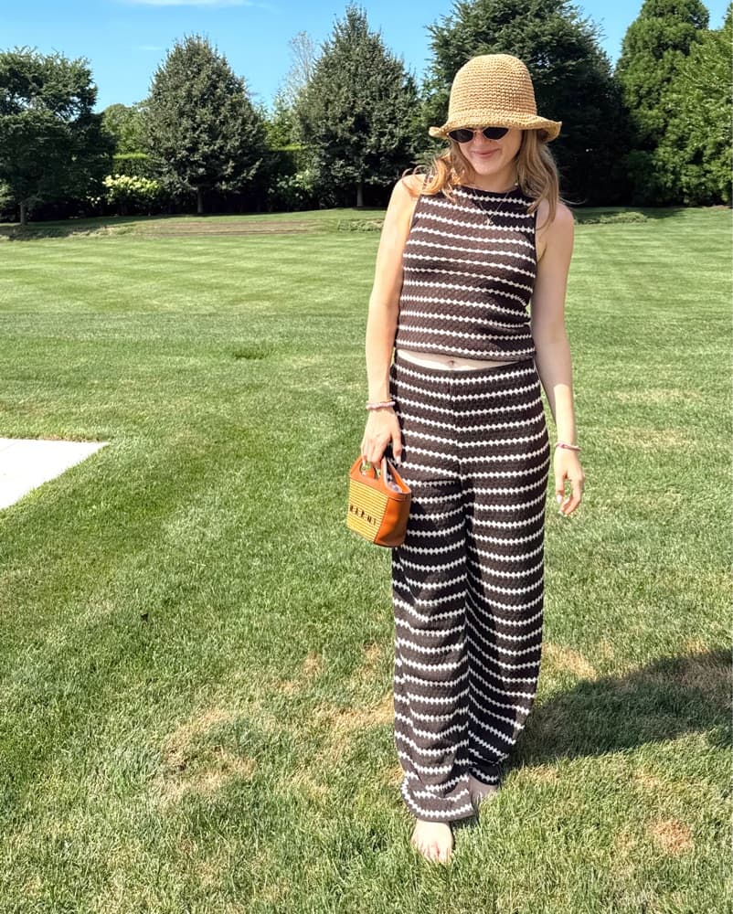 Chic Striped set / cover up  - Image 3
