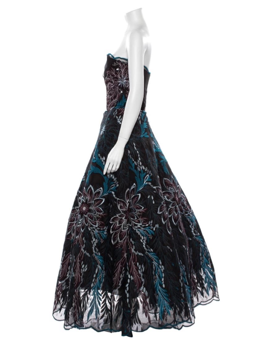 Christian Siriano Floral Gown - Image 2