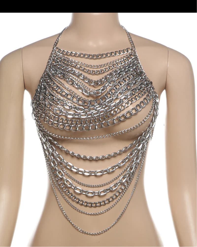 Chain Metal Layered Top - Image 2