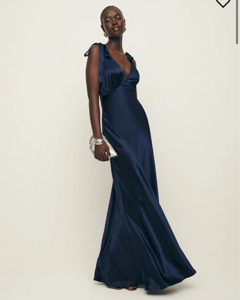 Reformation Pernille Silk Dress - Image 4
