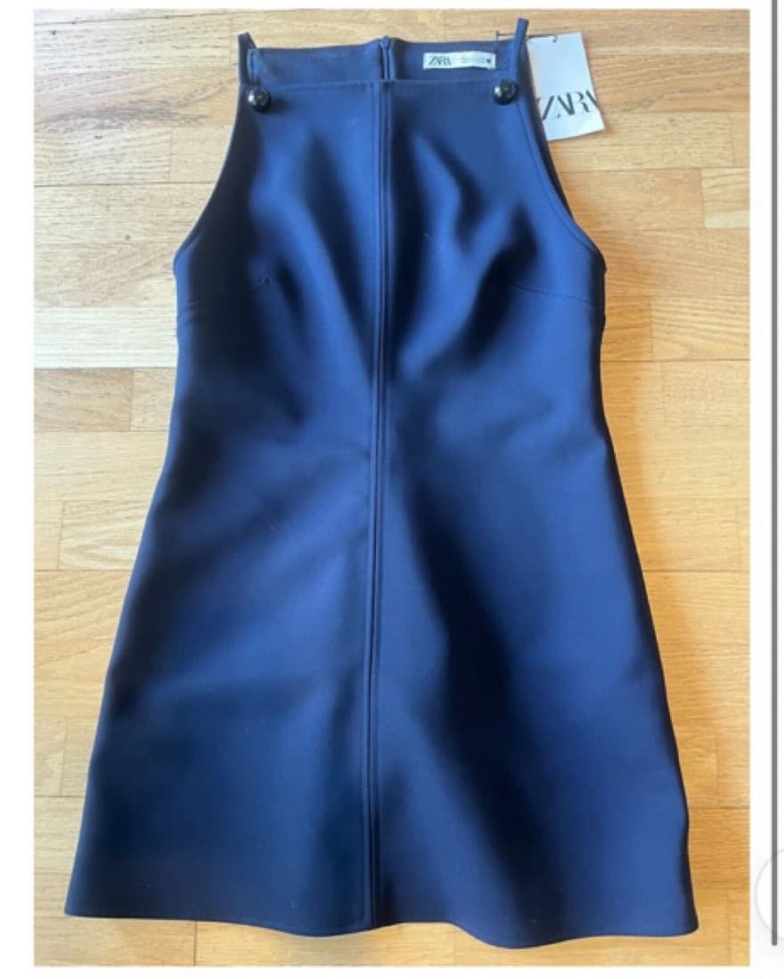 Navy Mini Dress - Image 3