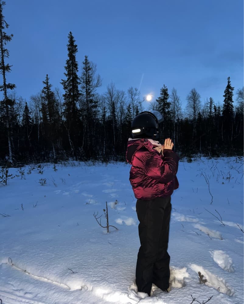 Maroon Bo And Tee Puffer - Image 4