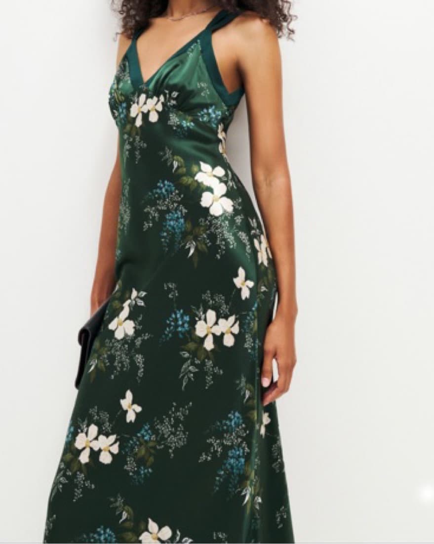 Reformation Neola Floral Print Dress - Image 2
