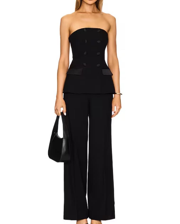Helena Black Jumpsuit - Image 1