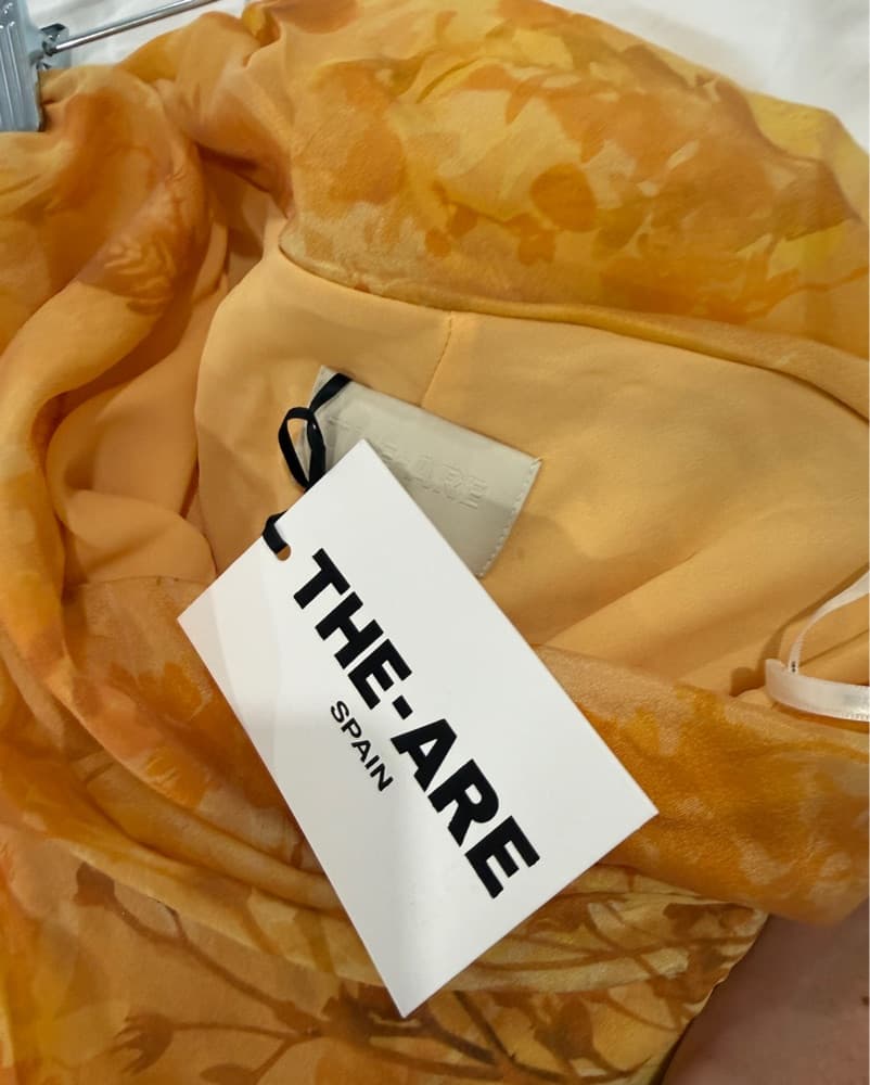 THE ARE CAROLINE DRESS- YELLOW - Image 3