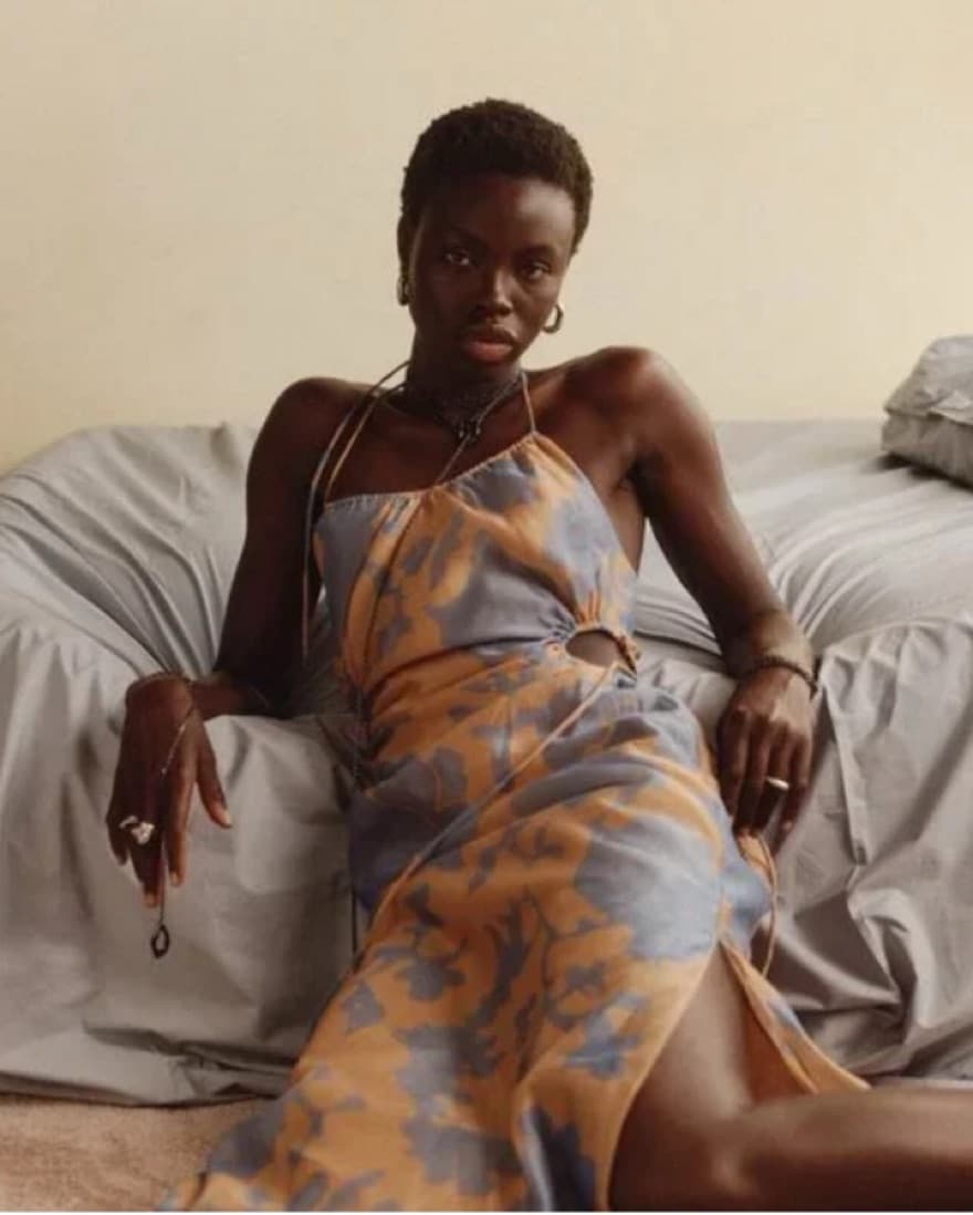 Sir. Coralie Halter Midi Dress - Image 3