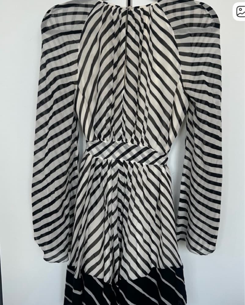 Reiss Striped Dress - US Size 0 - Image 4