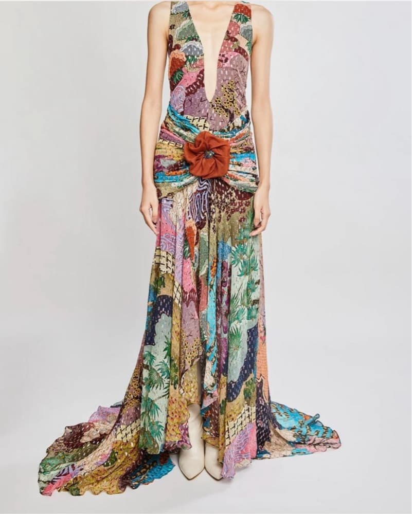 Aisha Rao Wearable Art Maxi Dress  - Image 1