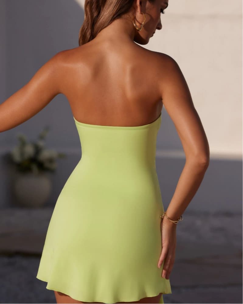 Vibrant Oh Polly Strapless Mini Dress - Image 3