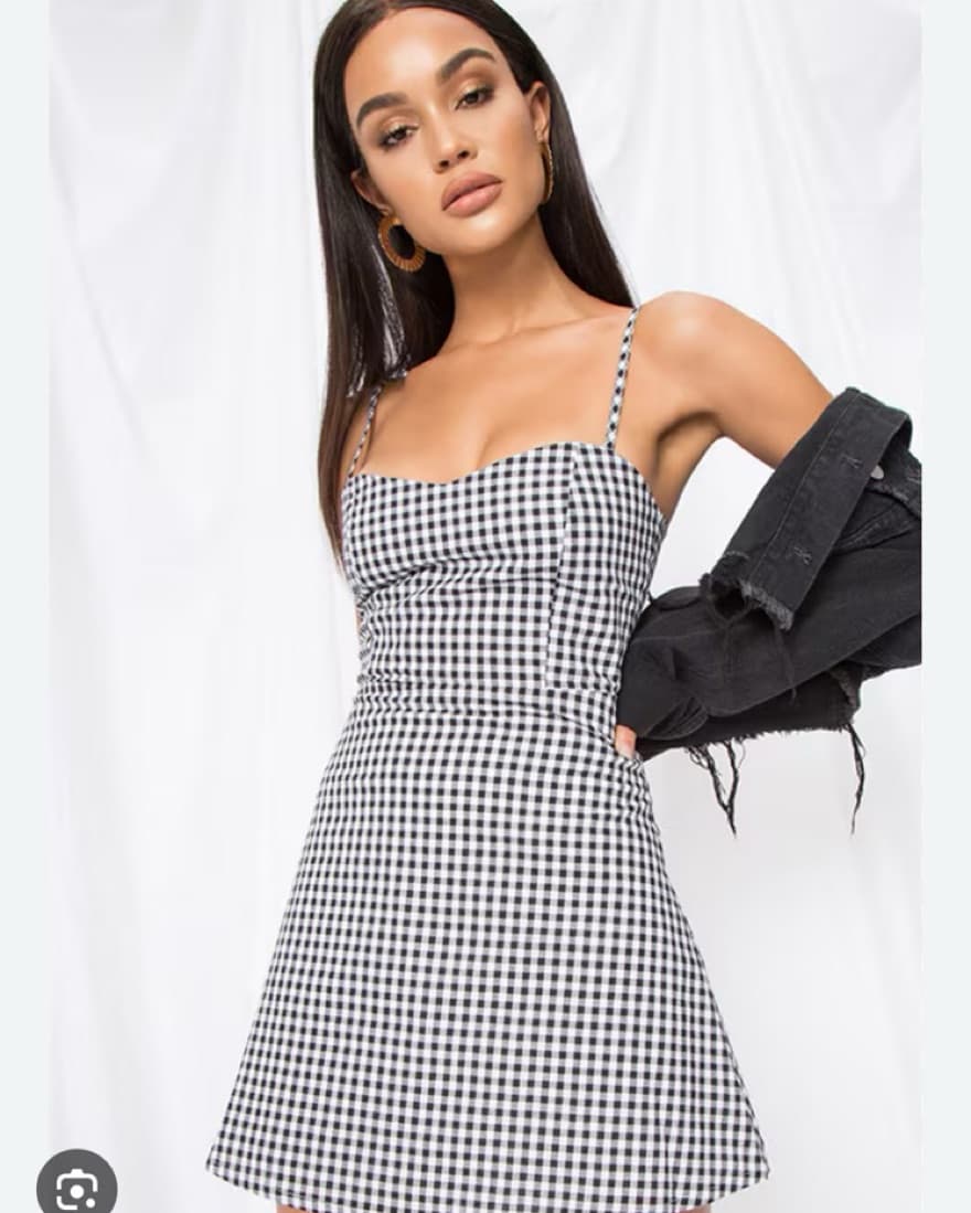 By The Way Gingham Mini Dress - Image 1
