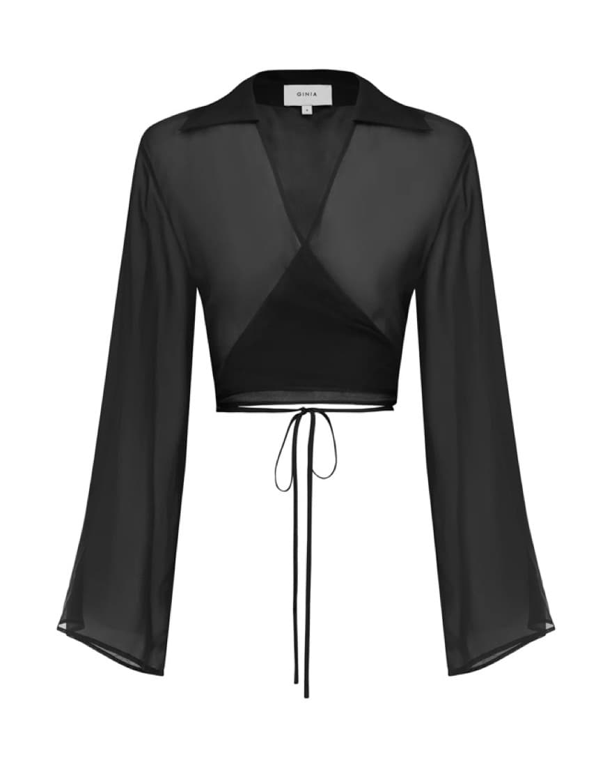 Ginia 100% Silk Marli Shirt - Image 4