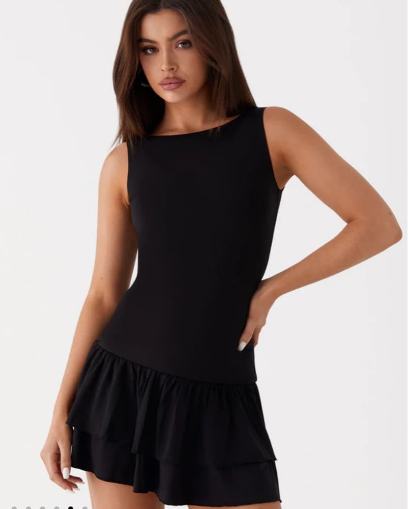 Peppermayo Rhiannon Frill Mini Dress - Image 1