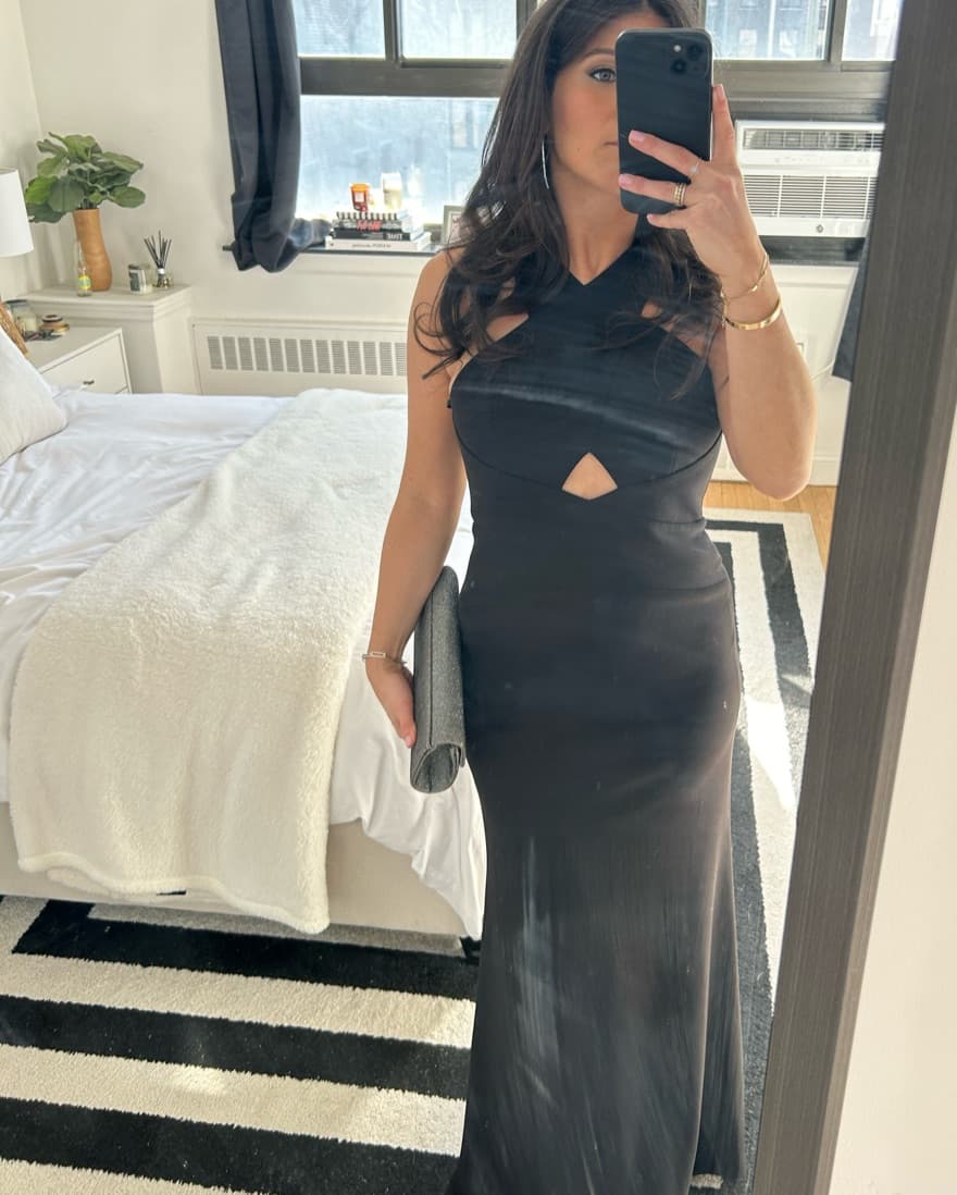 Black Halter Dress - Image 4