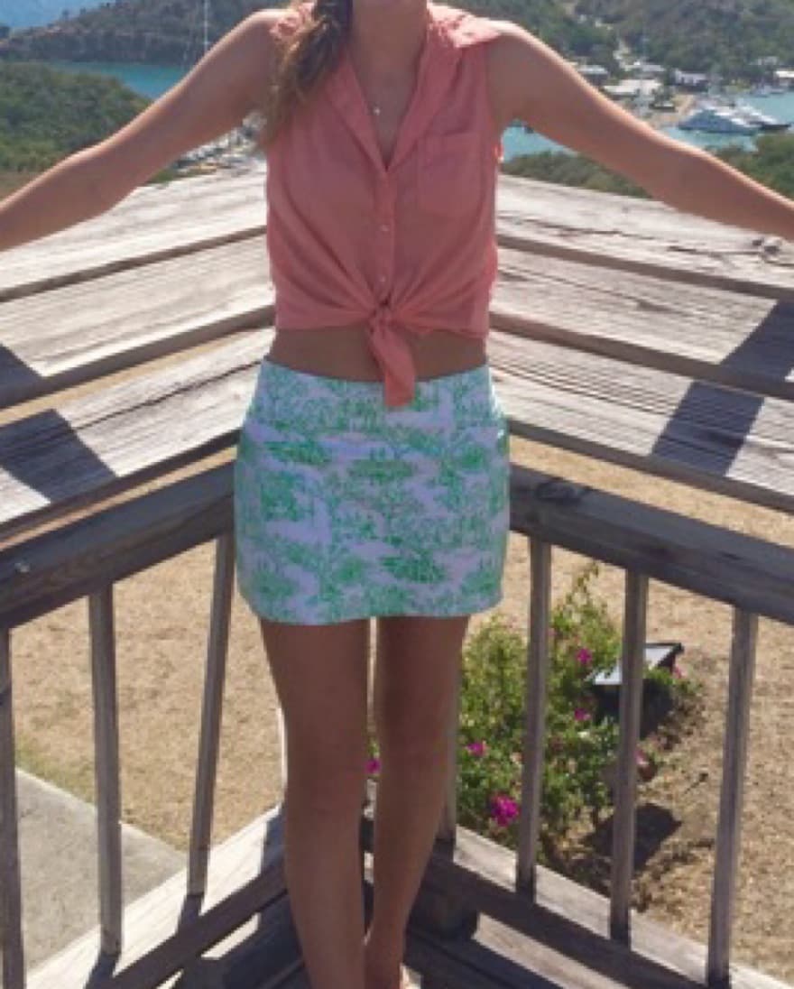 Cute Lily Pullitzer Mini Skirt  - Image 2
