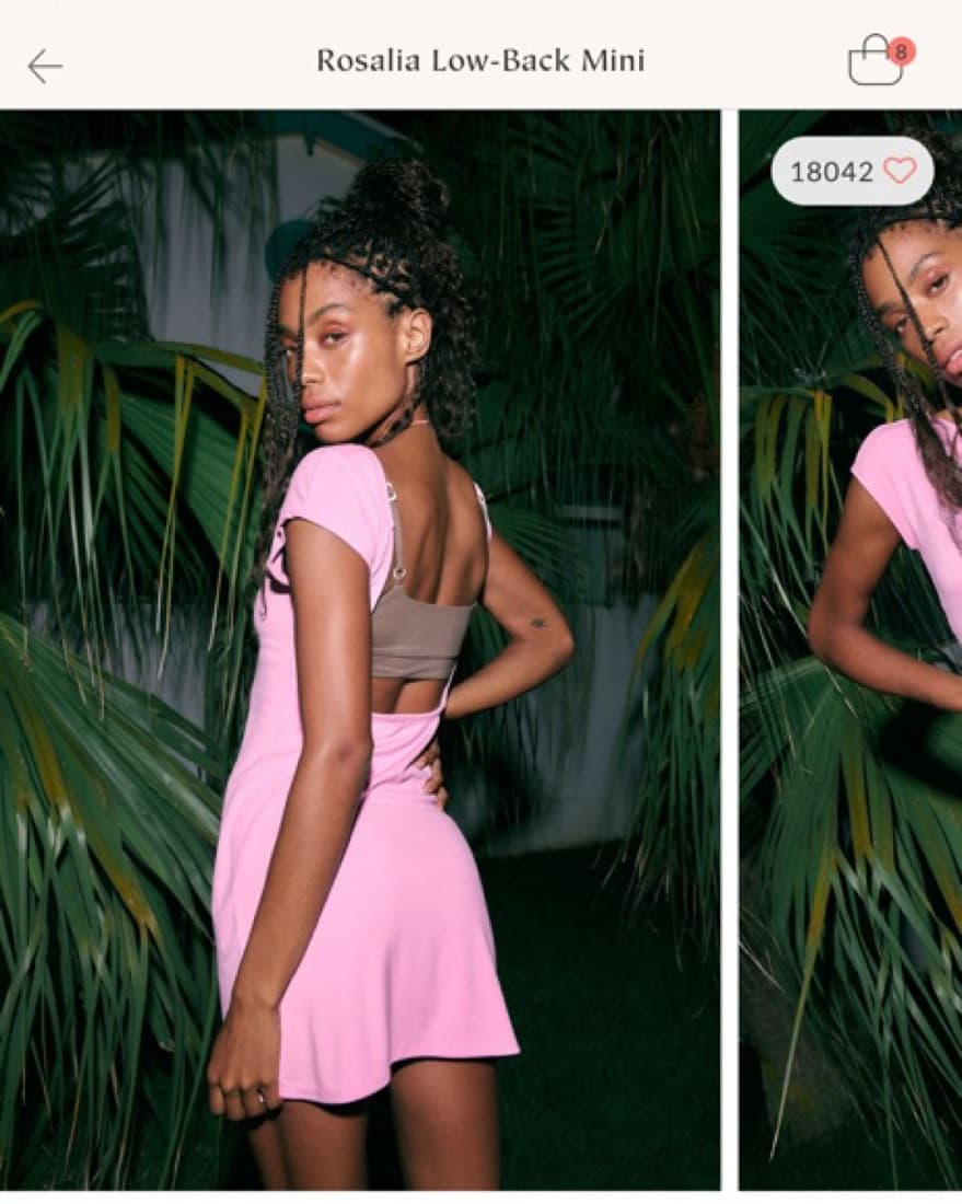 Free People Backless Mini Dress  - Image 2