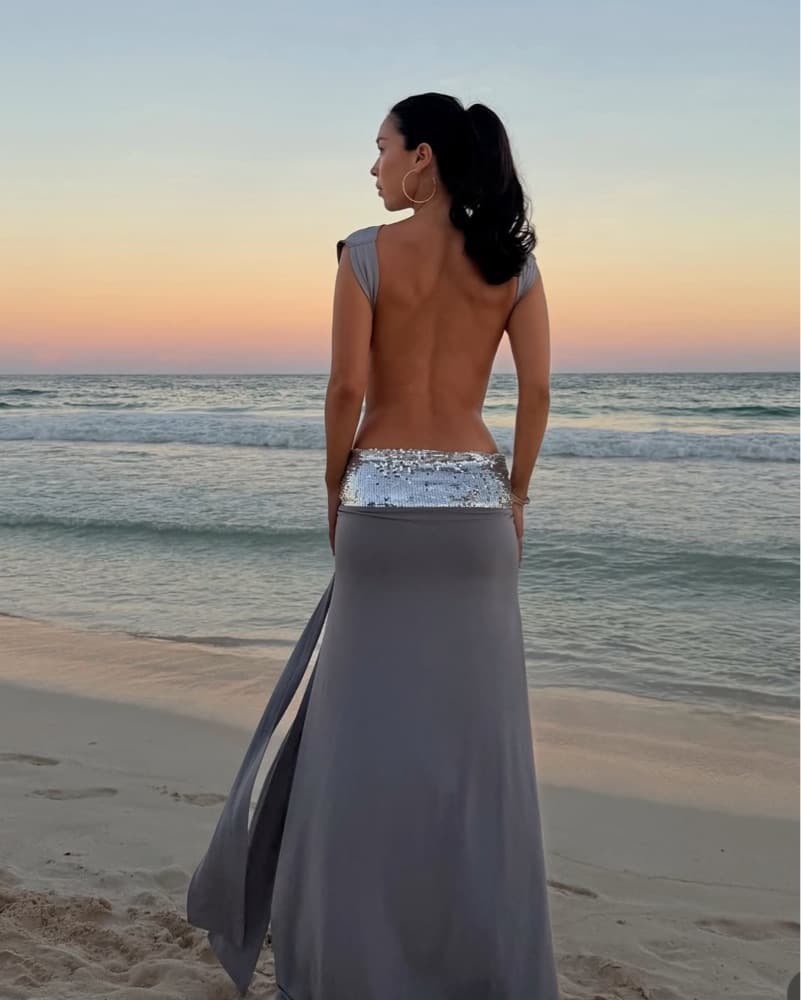 Gria Gray Sequin Set - Image 1