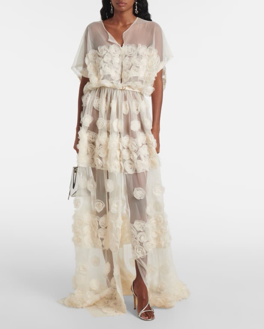 Norma Kamali Floral Maxi Dress - Image 1