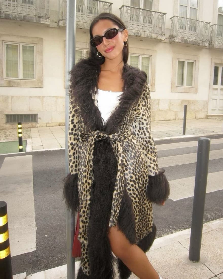 Charlotte Simone Rita Cheetah Coat - Image 1