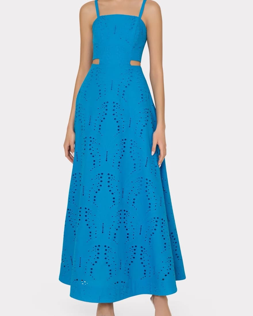 Milly Butterfly Eyelet Dress - Image 4