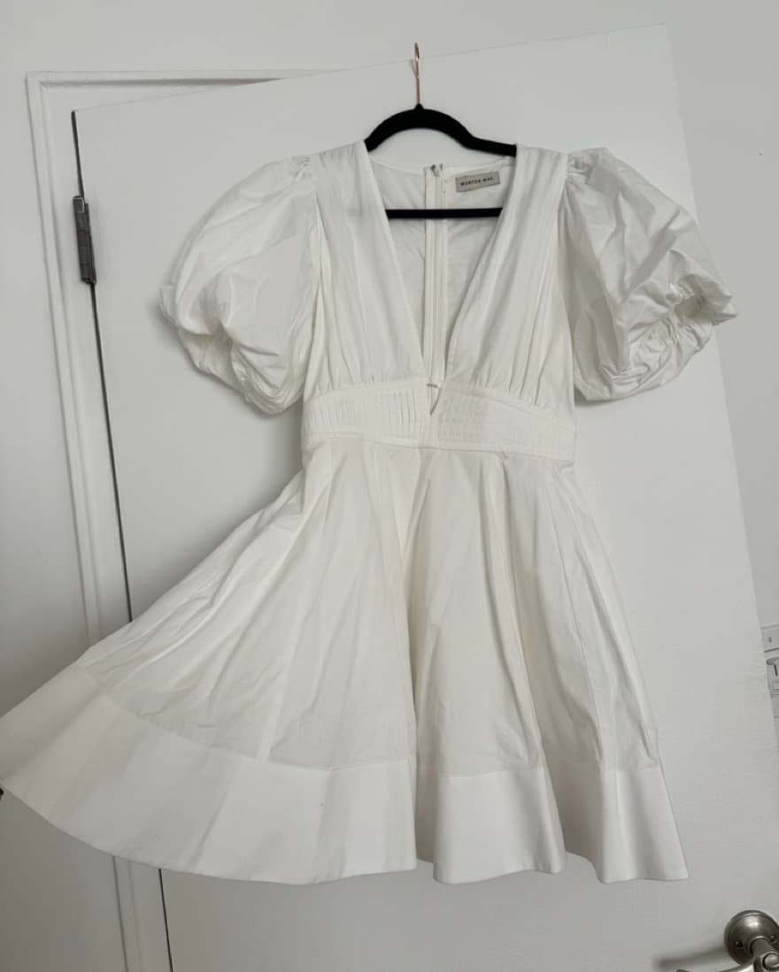 Morton Mac Mila Dress In White - Image 5