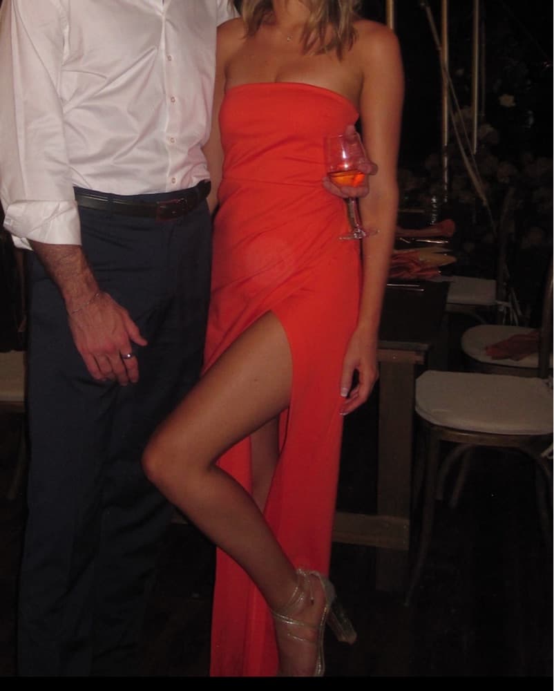 Orange-Red Formal Dress - Image 5