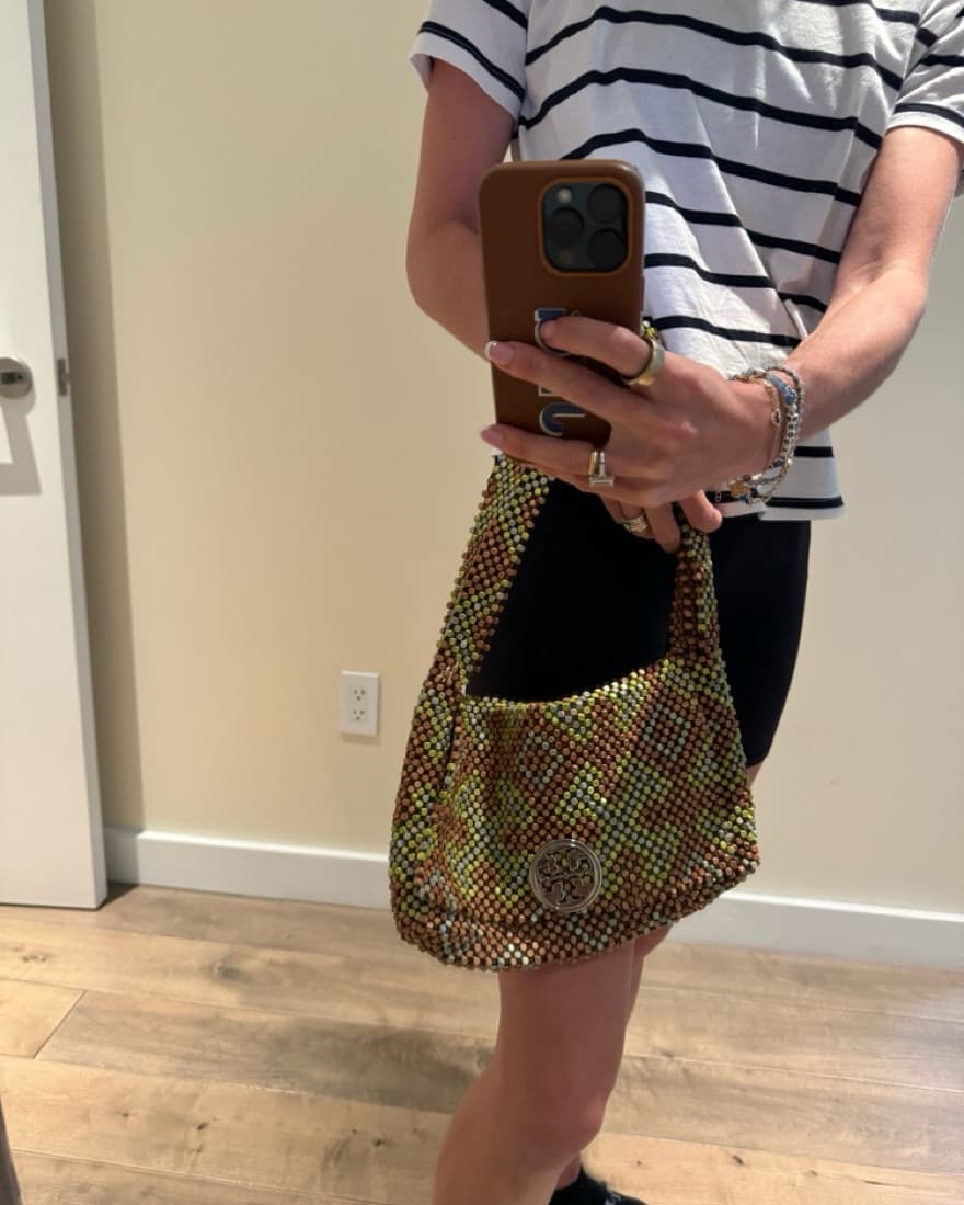 Vintage Tory Burch Beaded Bag - Image 3