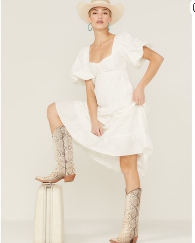 SHOW ME YOUR MUMU Cotton Midi Dress - Image 1