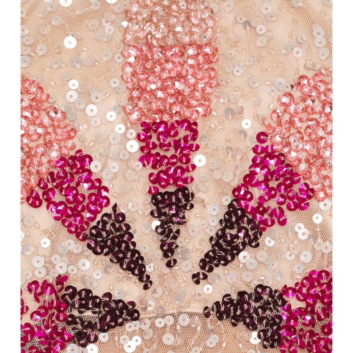 Tularosa Sequin Halter Top With Fringe - Image 5