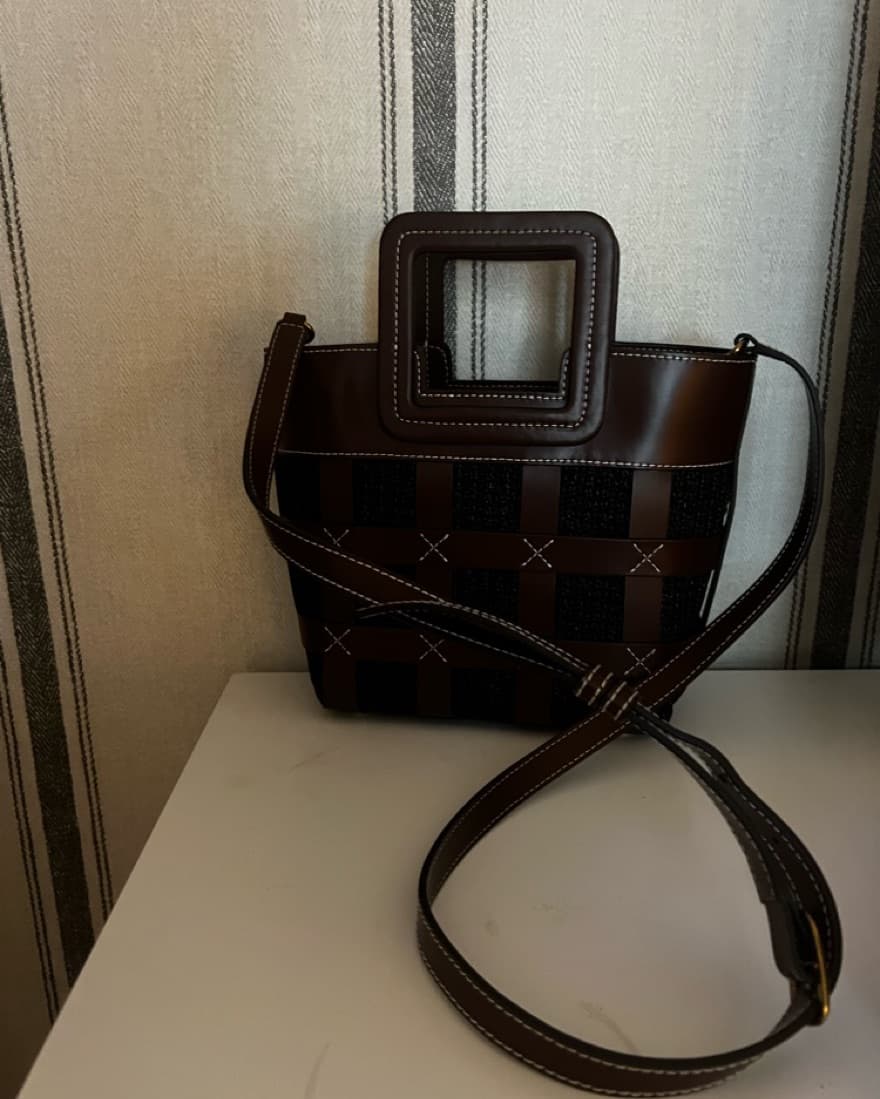 Staud Raffia Mini Shirley Bag - Image 5