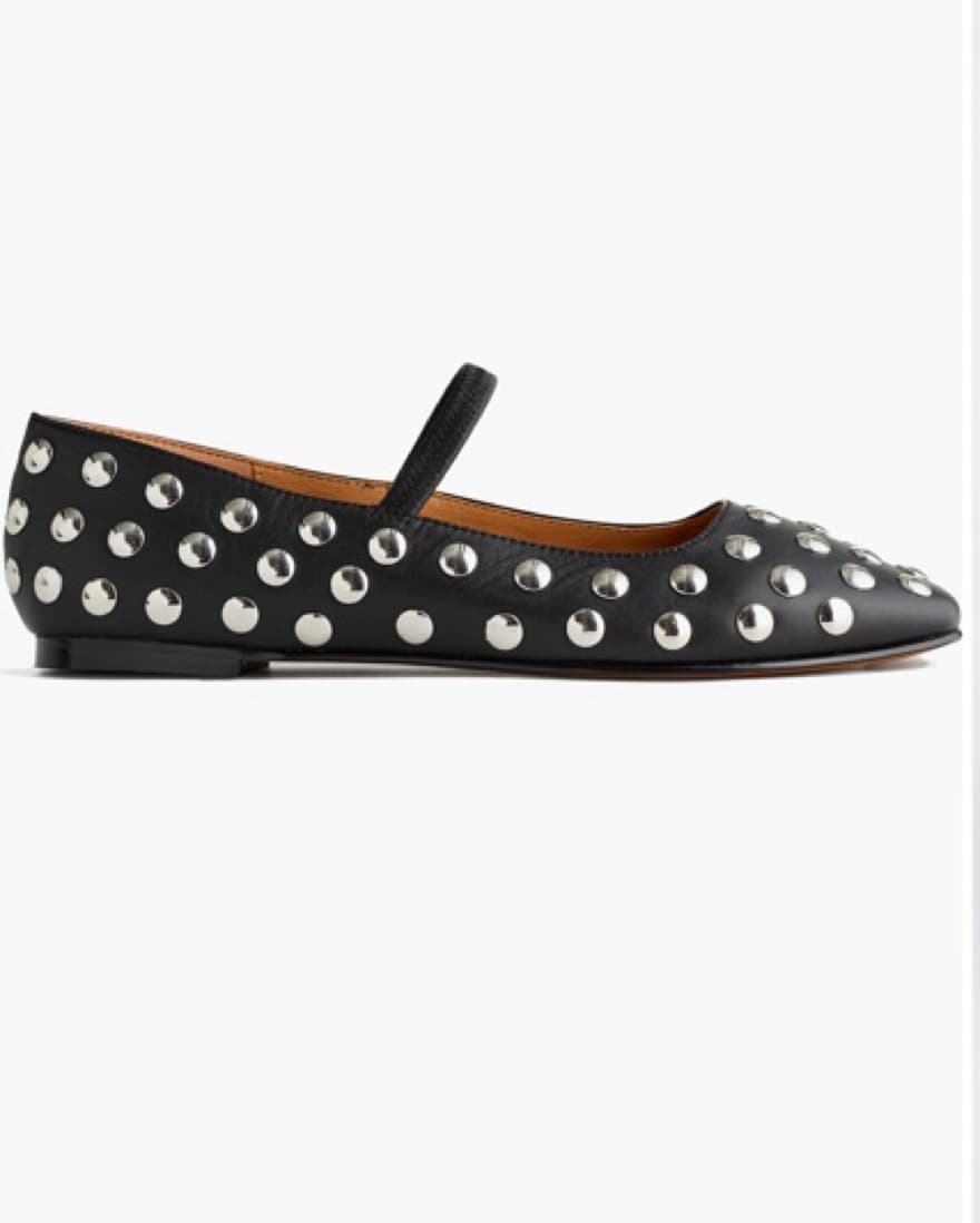 Madewell Studs Mary Jane Flats - Image 1