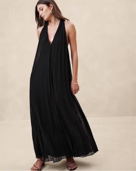 Elegant Black Maxi Dress - Image 4