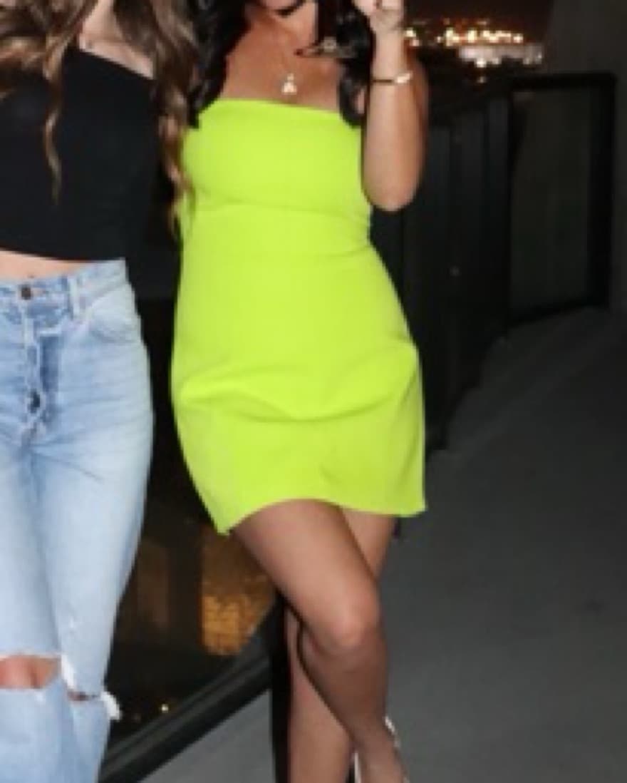 Lime Green Mini Dress  - Image 1