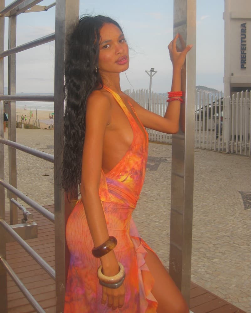 Vibrant Halter Maxi Dress - Image 2