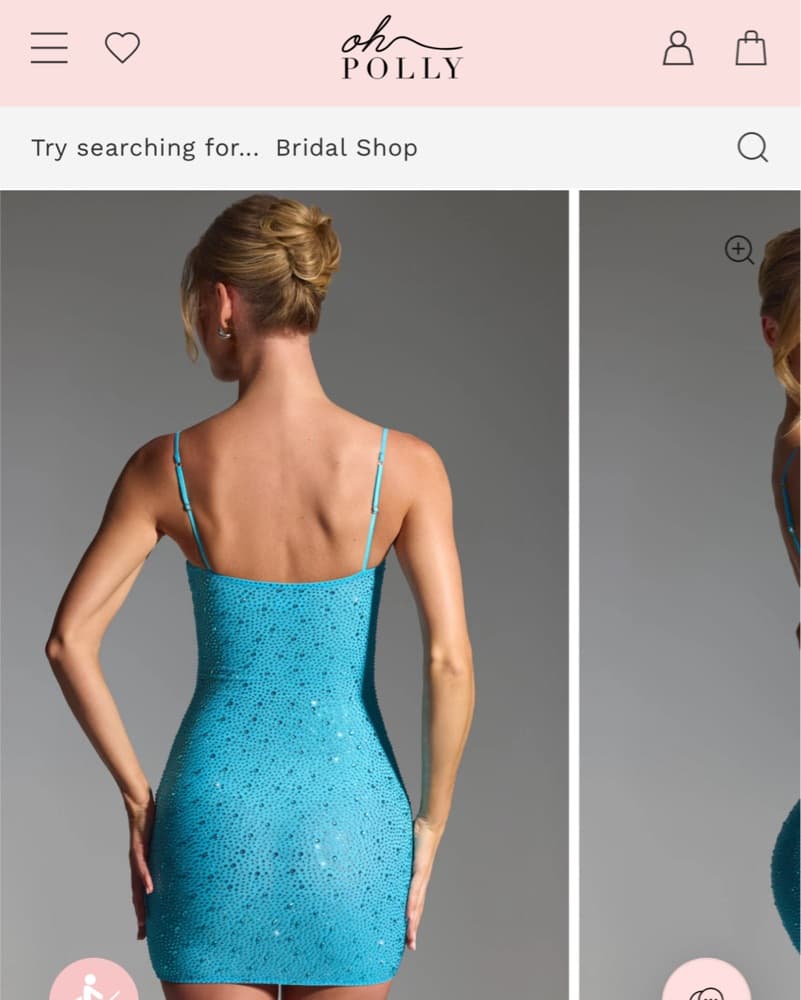 Blue sequin dress  - Image 2