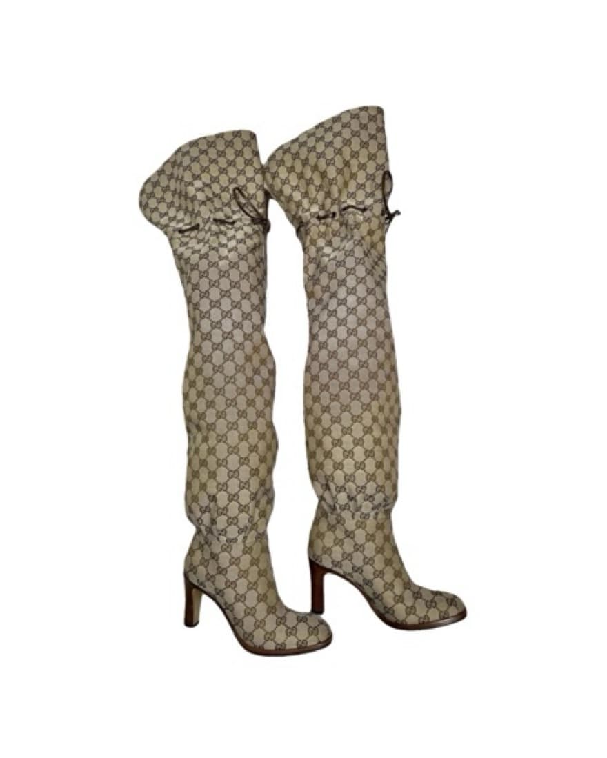 Gucci Logo Boots - Image 1
