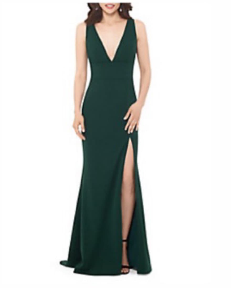 Betsy & Adam Emerald Green Gown  - Image 3