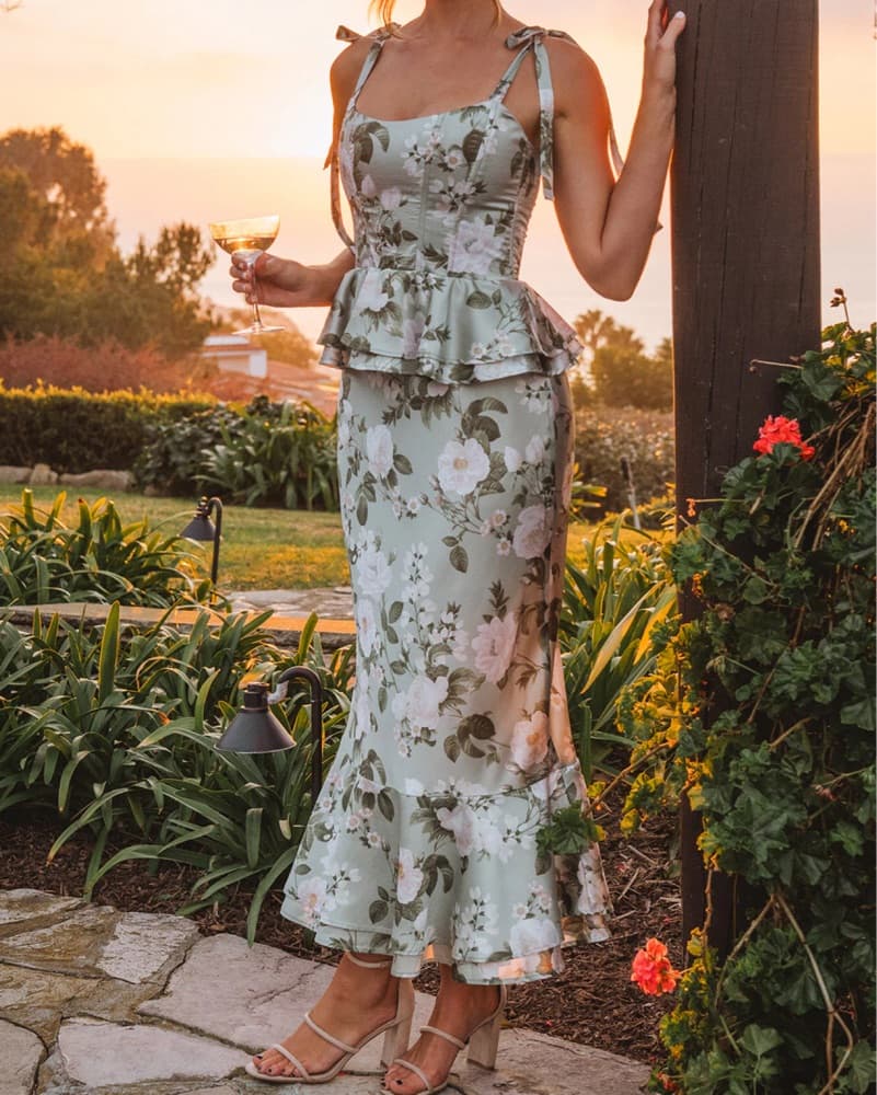Pauline Peplum Dress - Image 3