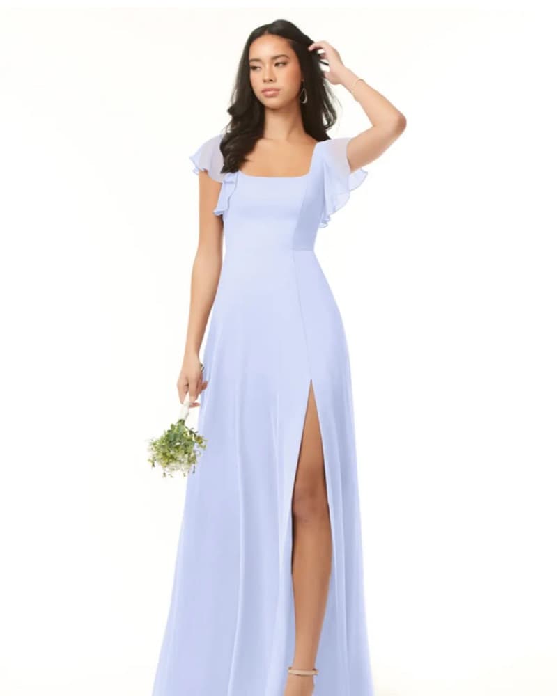 Flowy Lavender Dress - Image 4