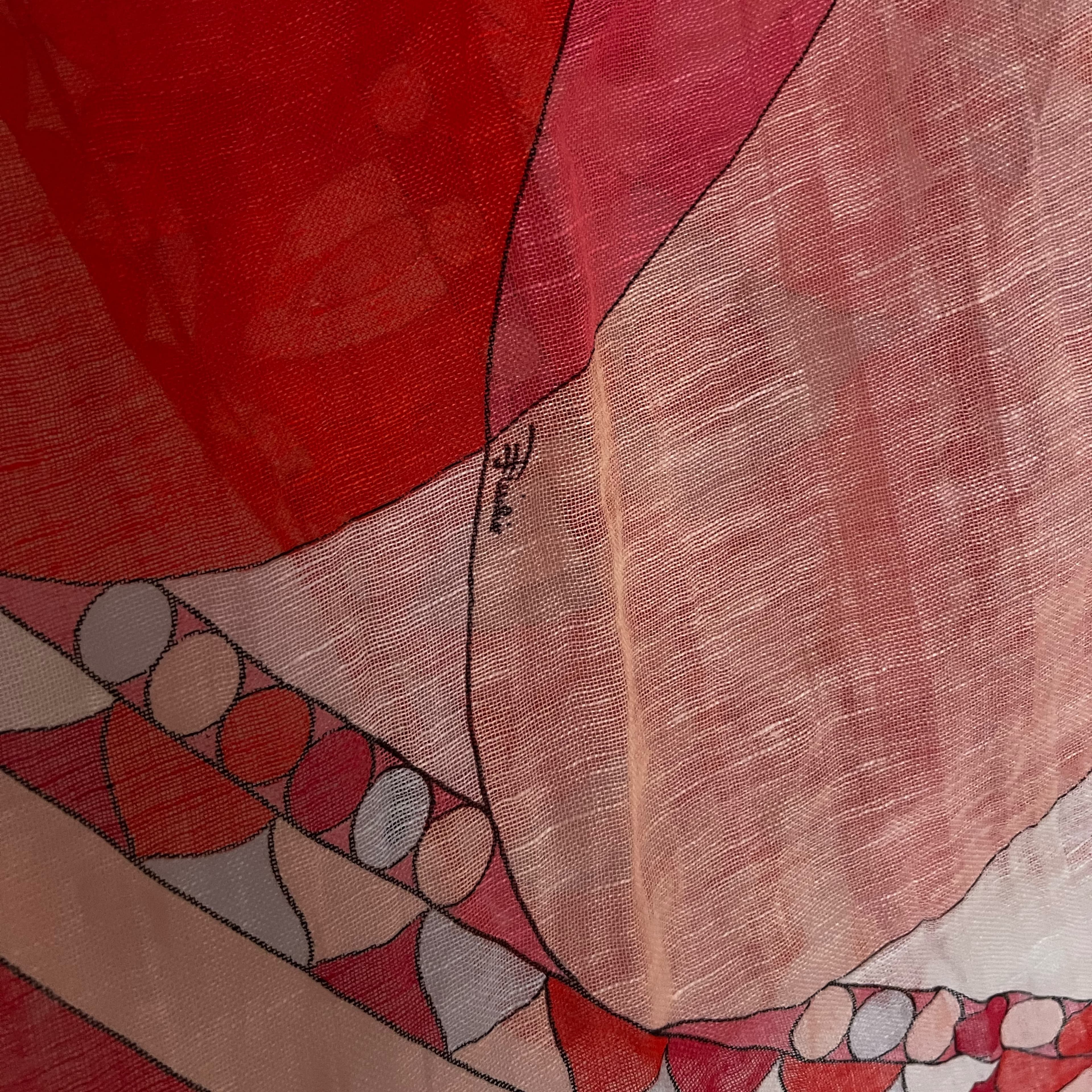 Emilio Pucci Linen Scarf / Sarong  - Image 2