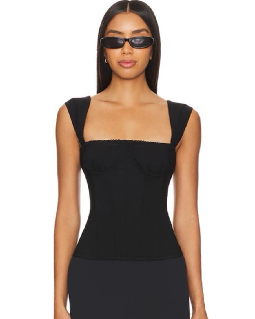 Ruched Cup Corset Top - Image 1